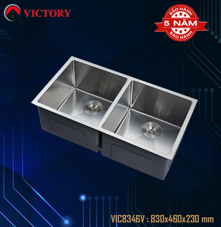 Chậu rửa chén VICTORY VIC8346V
