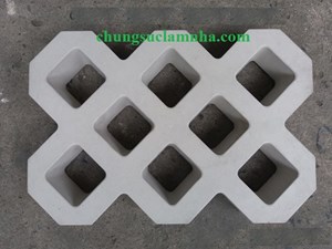 Gạch trồng cỏ 8 lỗ bê tông