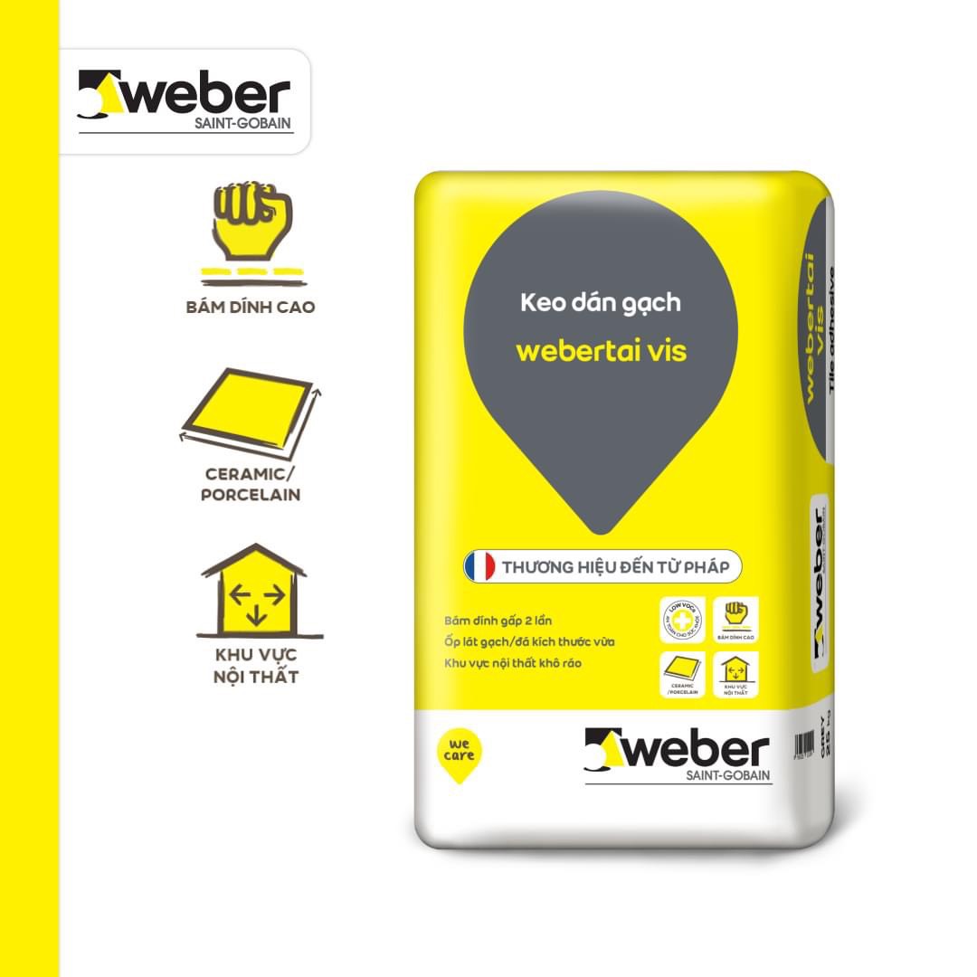 Keo dán gạch Webertai Vis
