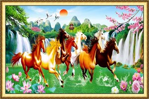 Tranh 3d mã đáo thành công MDB 032