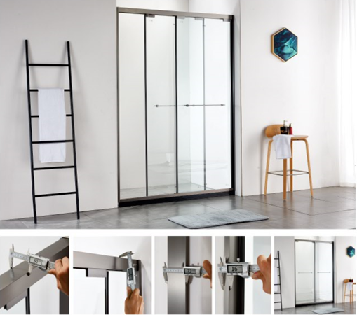 Vách tắm kính cao cấp KASSANI VK01